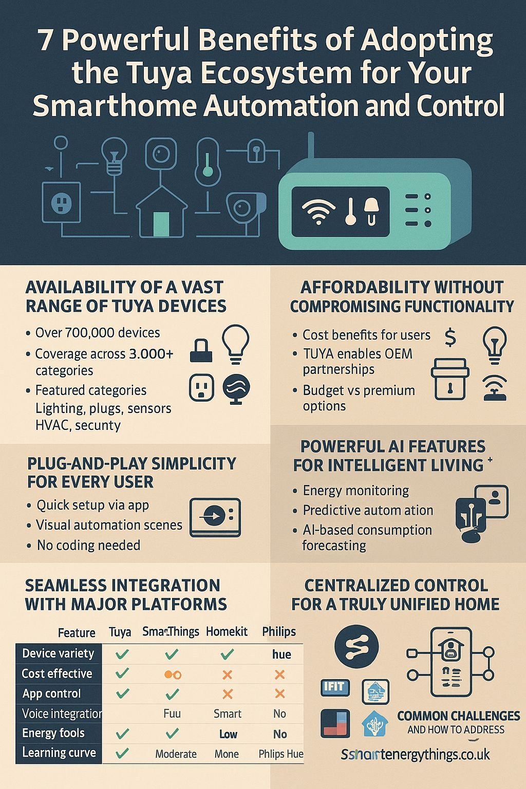 Benefits of the Tuya Smart Life Ecosystem for Home Automation