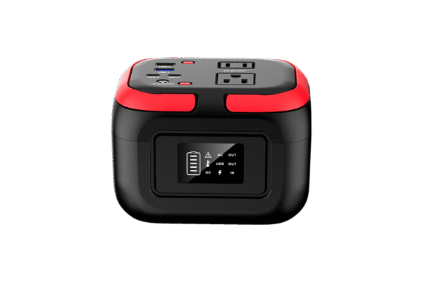 PSmart Camping Set - G120 Mini Solar Power Station 120W 26400mAh/97.68wh I Multiple Charging Ports, Compact &Large Capacity Portable Power Station enough to power your smartphone, tablet, laptop, camera, drones and more I  LED Flashlight with reading mode , SOS mode for emergency - Image 2
