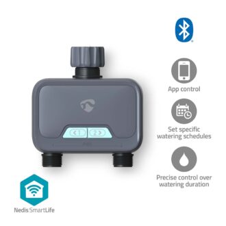Nedis SmartLife Water Control | Bluetooth | Battery Powered | IP54 | Maximum water pressure: 8 Bar | Android / IOS