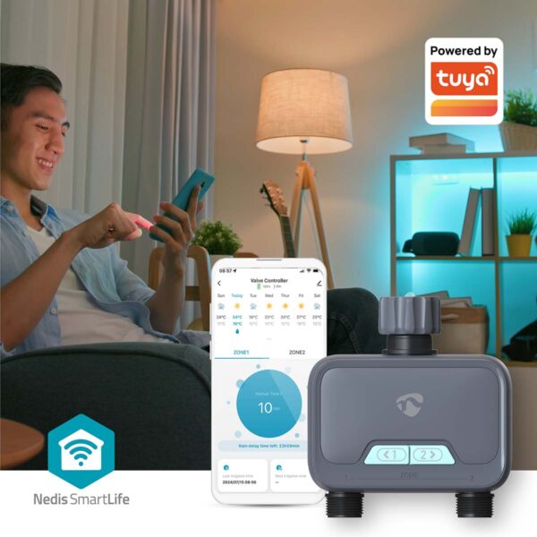 Nedis SmartLife Water Control | Bluetooth | Battery Powered | IP54 | Maximum water pressure: 8 Bar | Android / IOS - Image 8