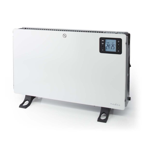 Nedis SmartLife Convection Heater | Wi-Fi | 200mm0 W | 3 Heat Settings | LCD | 5 - 37C | Adjustable thermostat | White - Image 5