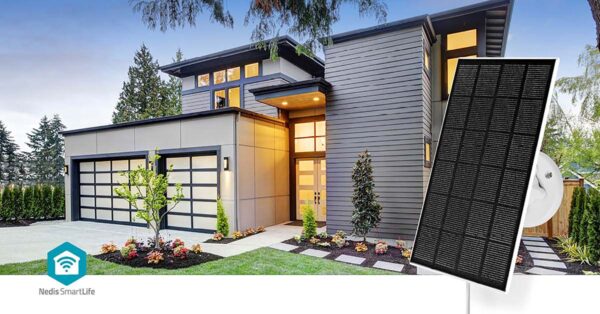 Nedis Solar Panel | 5.3 V DC | 0.5 A | USB Type | Cable length: 3.00 m | Accessory for: WIFICBO30WT / WIFICBO32WT - Image 9