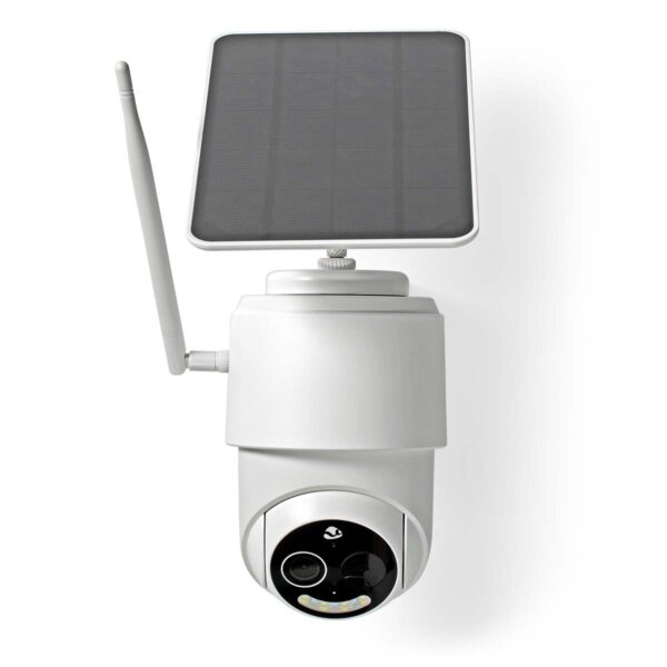 Nedis SmartLife Outdoor Camera | Wi-Fi | Full HD 1080p | Pan tilt | IP65 | Max. battery life: 5 Months | Cloud Storage (optional) / microSD (not included) | 5 V DC | With motion sensor | Night vision | White - Image 2