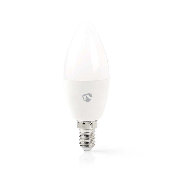 Nedis SmartLife Full Colour LED Bulb | Wi-Fi | E14 | 470 lm | 4.9 W | RGB / Warm to Cool White | 2700 - 6500 K | Android / IOS | Candle | 1 pcs - Image 2