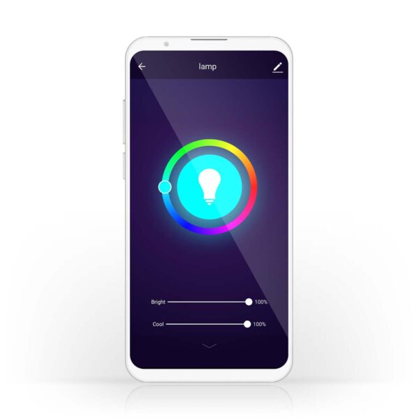 Nedis SmartLife Full Colour LED Bulb | Wi-Fi | E14 | 470 lm | 4.9 W | RGB / Warm to Cool White | 2700 - 6500 K | Android / IOS | Candle | 1 pcs - Image 6