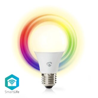 Nedis SmartLife Full Colour LED Bulb | Wi-Fi | E27 | 806 lm | 9 W | RGB / Warm to Cool White | 2700 - 6500 K | Android/ IOS | Bulb | 1 pcs
