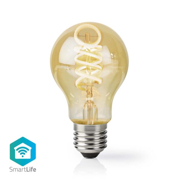 Nedis SmartLife LED Filament Bulb | Wi-Fi | E27 | 360 lm | 4.9 W | Warm to Cool White | 1800 - 6500 K | Glass | Android / IOS | Bulb | 1 pcs