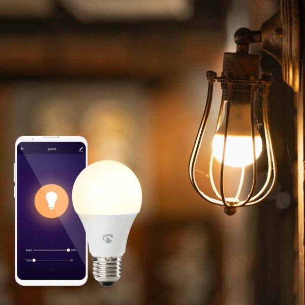 Nedis SmartLife LED Bulb | Wi-Fi | E27 | 806 lm | 9 W | Warm to Cool White | 2700 - 6500 K | Android / IOS | Bulb | 1 pcs - Image 6