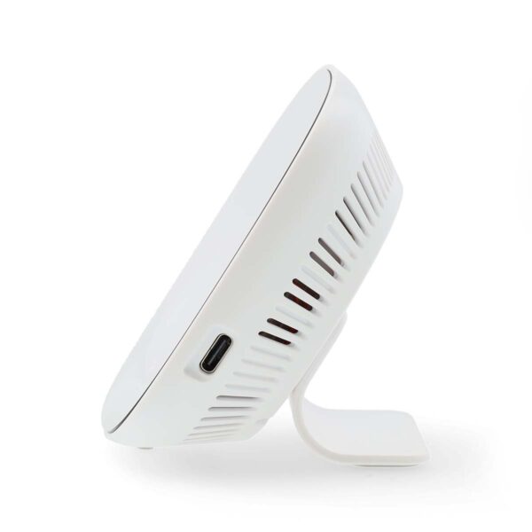 Nedis SmartLife Air Quality Monitor | Wi-Fi | Including display | Carbon Dioxide (CO2) / Humidity / Temperature | Android / IOS | Black / White - Image 3