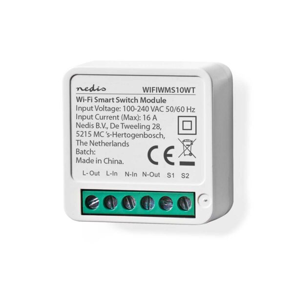 Nedis SmartLife Power Switch | Wi-Fi | 3680 W | Terminal Connection | App available for: Android / IOS - Image 5