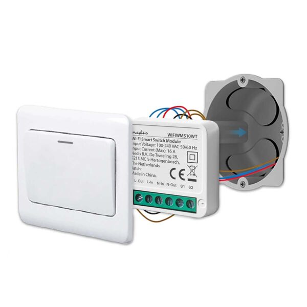 Nedis SmartLife Power Switch | Wi-Fi | 3680 W | Terminal Connection | App available for: Android / IOS - Image 8