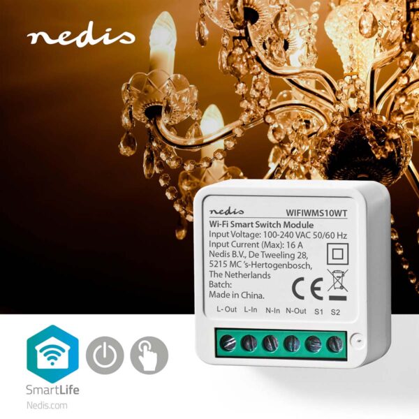 Nedis SmartLife Power Switch | Wi-Fi | 3680 W | Terminal Connection | App available for: Android / IOS - Image 7