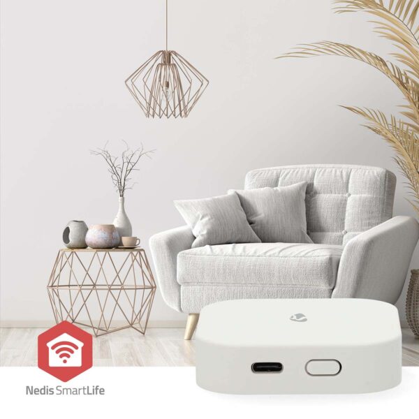 Nedis SmartLife Gateway | Zigbee 3.0 | 40 Devices | USB Powered | Android / IOS | White - Image 6