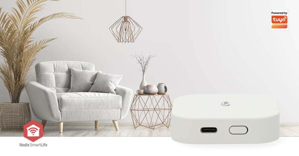 Nedis SmartLife Gateway | Zigbee 3.0 | 40 Devices | USB Powered | Android / IOS | White - Image 7