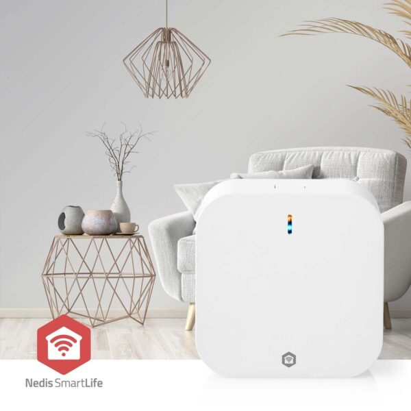 Nedis SmartLife Gateway | Bluetooth / Zigbee 3.0 | 50 Devices | Mains Powered | Android / IOS | White - Image 7