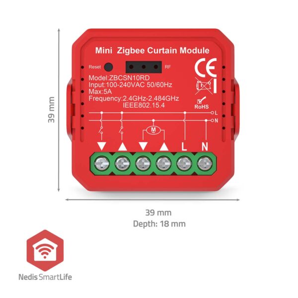 Nedis SmartLife Power Switch | Zigbee 3.0 | 1000 W | Terminal Connection | App available for: Android / IOS - Image 9
