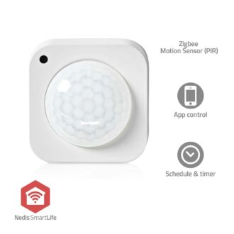 Nedis SmartLife Motion Sensor | Zigbee 3.0 | Battery Powered / USB Powered | Detector angle: 100 | Detector range: 7 m | Max. battery life: 24 Months | White