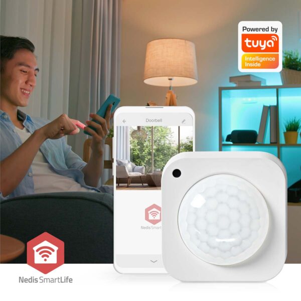 Nedis SmartLife Motion Sensor | Zigbee 3.0 | Battery Powered / USB Powered | Detector angle: 100 | Detector range: 7 m | Max. battery life: 24 Months | White - Image 8