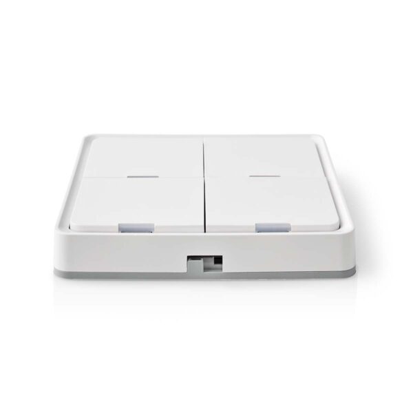Nedis SmartLife Wall Switch | Zigbee 3.0 | Wall Mount | Android / IOS | Plastic | White - Image 2