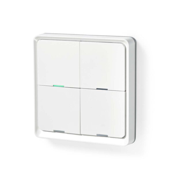 Nedis SmartLife Wall Switch | Zigbee 3.0 | Wall Mount | Android / IOS | Plastic | White - Image 6
