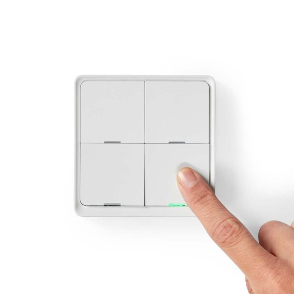 Nedis SmartLife Wall Switch | Zigbee 3.0 | Wall Mount | Android / IOS | Plastic | White - Image 8