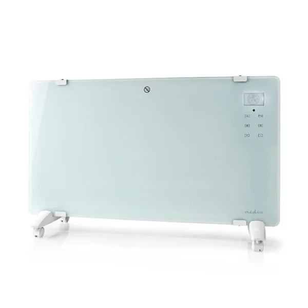 Nedis SmartLife Convection Heater | Wi-Fi | Suitable for bathroom | Glass Panel | 2000 W | 2 Heat Settings | LED | 15 - 35 °C | Adjustable thermostat | White - Image 8
