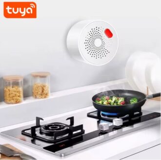 Pemsmart Tuya Smart WiFi Zigbee Natural Gas Sensor for Kitchen Safety. Smart plug-in gas detector with 70dB alarm and Tuya app alerts. Detects natural gas (CH₄) and sends real-time notifications to your phone.