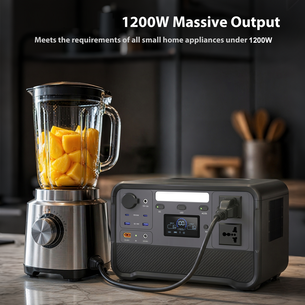 Pemsmart DPS-1200 Portable Power Station - 1200W, 960Wh LiFePO4 - Image 8