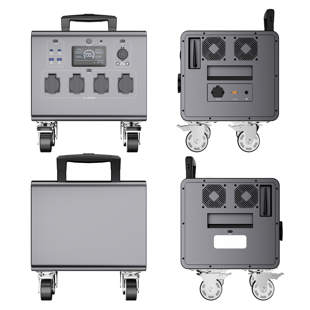 Pemsmart DPS-3600 Portable Power Station - 3600W, 2662.4Wh LiFePO4 - Image 5