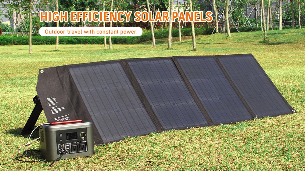 Pemsmart S100 Foldable Solar Panel - 100W Portable Solar Charger