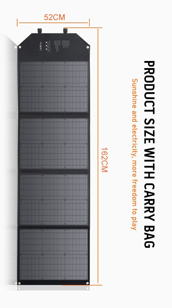 Pemsmart S100 Foldable Solar Panel - 100W Portable Solar Charger - Image 4
