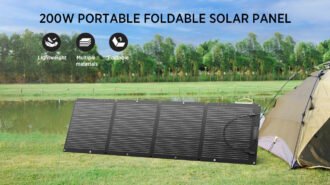 Pemsmart YT200 Foldable Solar Panel - 200W Portable Solar Charger